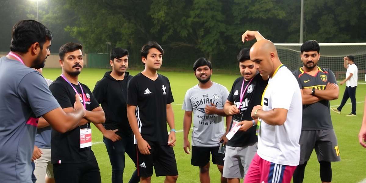 Indian Football Championship Community Event Indian Football Championship community meetup with players gathered for a local tournament in Mumbai